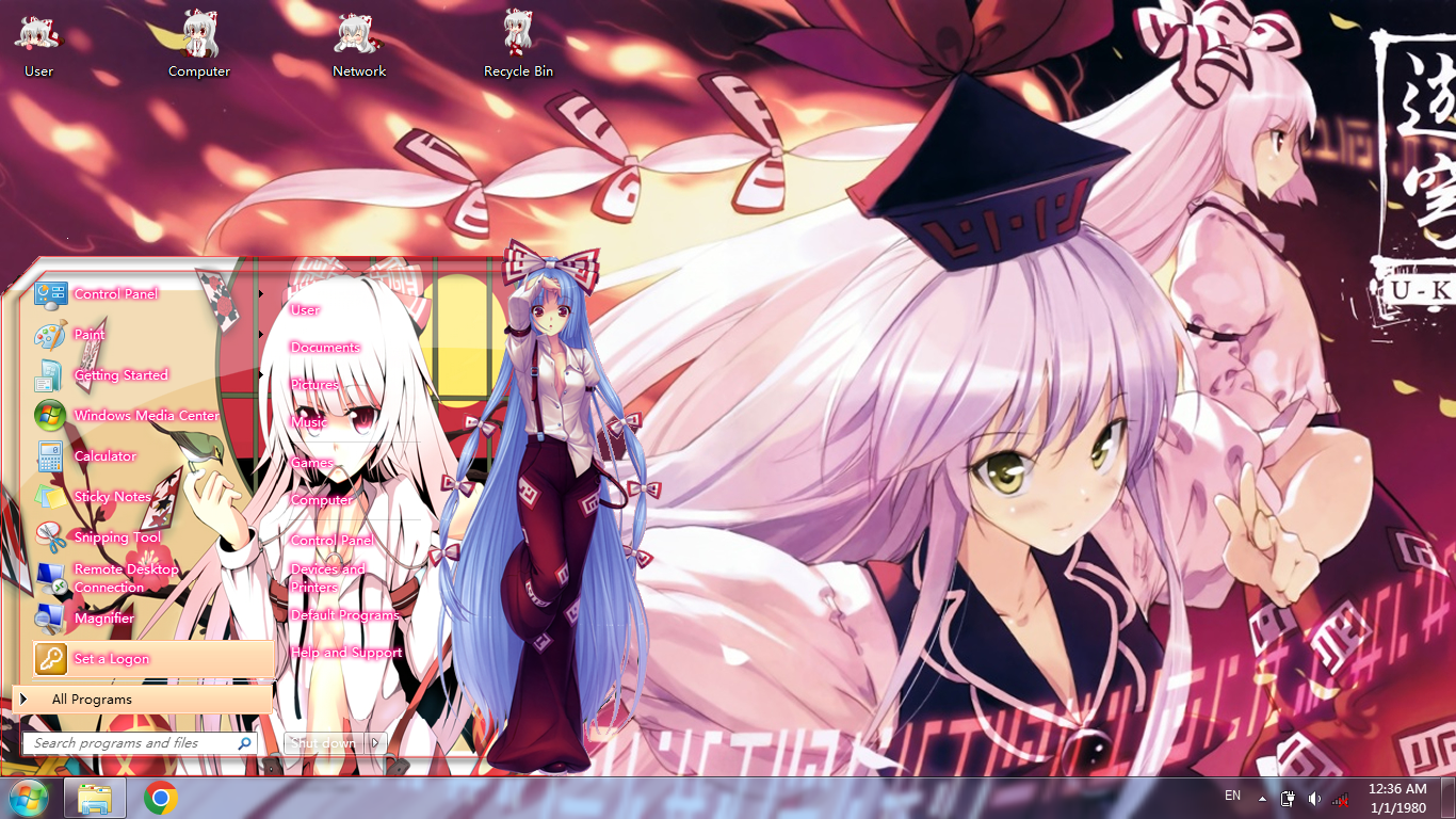 Fujiwara no Mokou - Touhou Project Preview